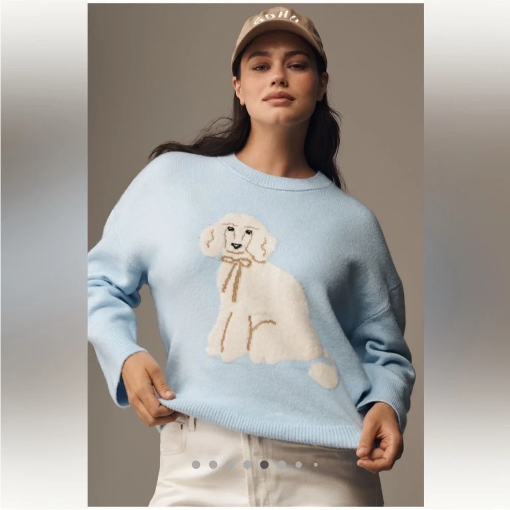 NWT Maeve Crew-Neck Dog Icon
Pullover Sweater - Picture 5 of 11
